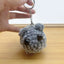 Chenille singing sad hamster keychain pendant Hamster emotional comfort doll - Korvel