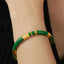 Brazalete de Pulsera de Acero de Titanio con Esmalte Elegante