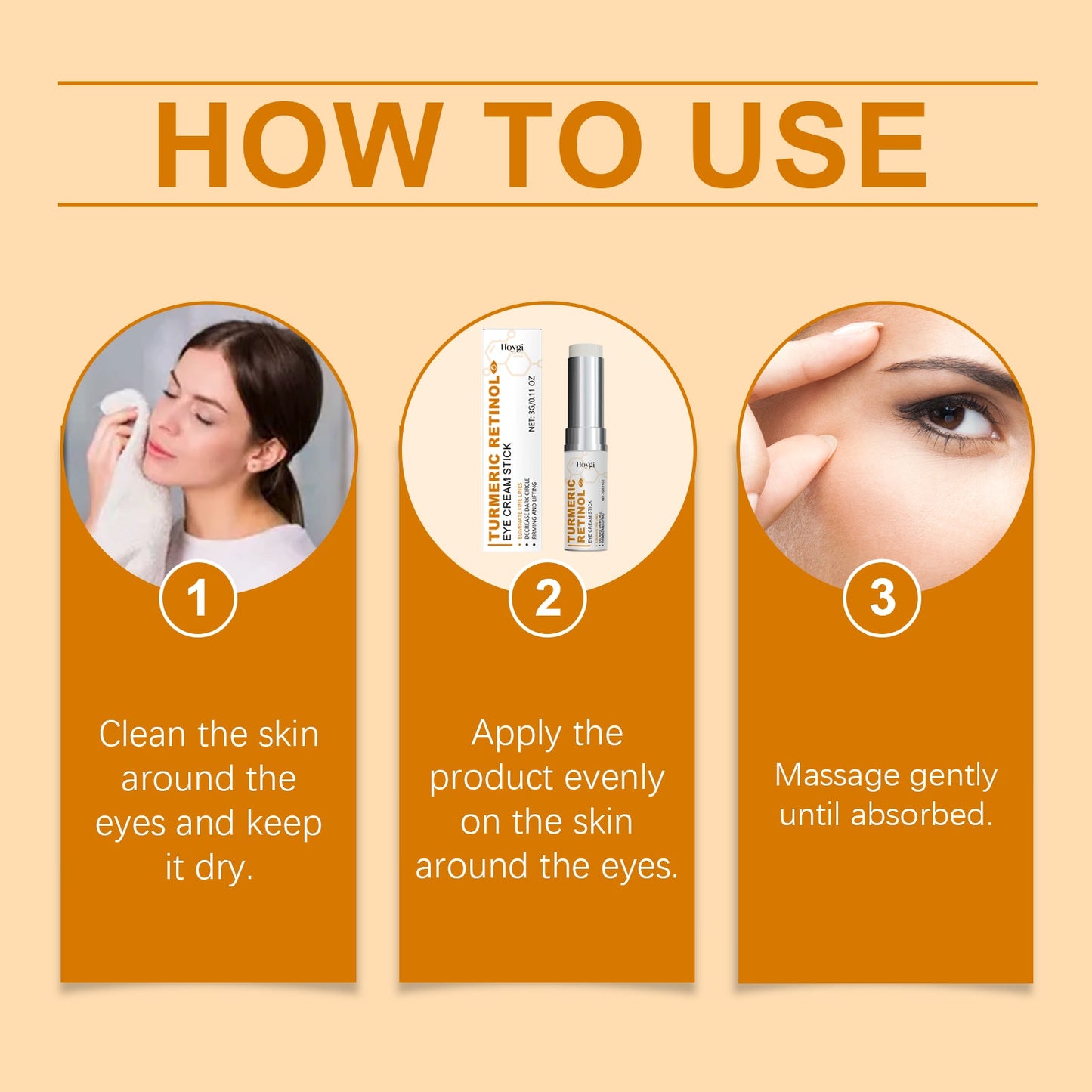 Premium Retinol Eye Cream Stick for Hydration and Moisture