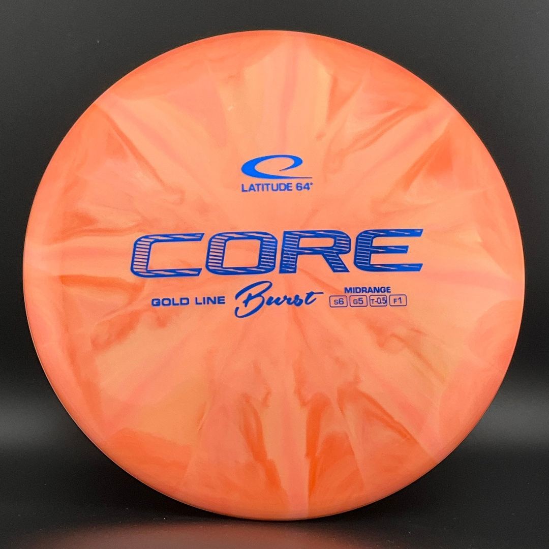 Gold Burst Core Disc Golf Midrange Driver - Rare Edition