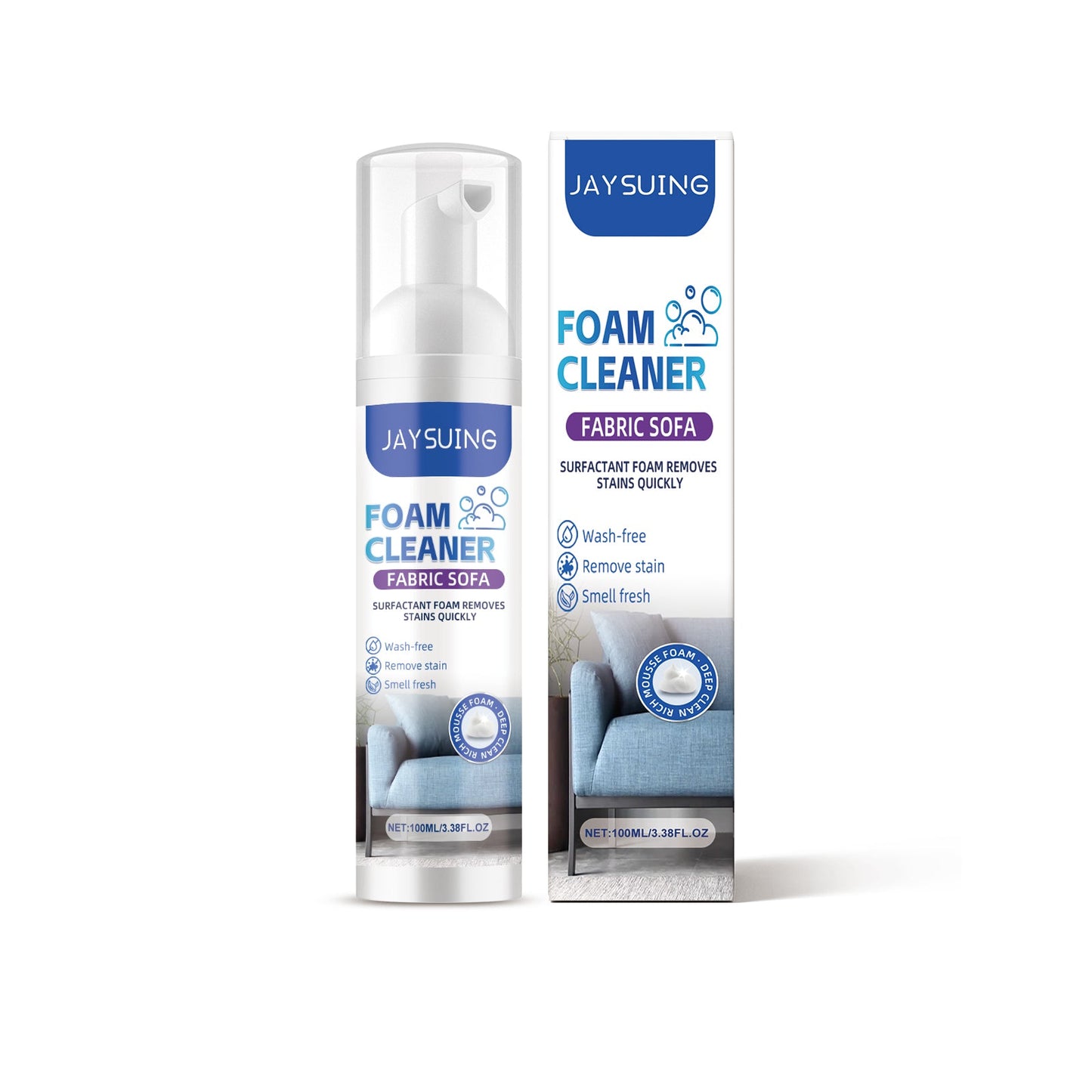Nettoyant Mousse pour Canapé en Tissu Premium