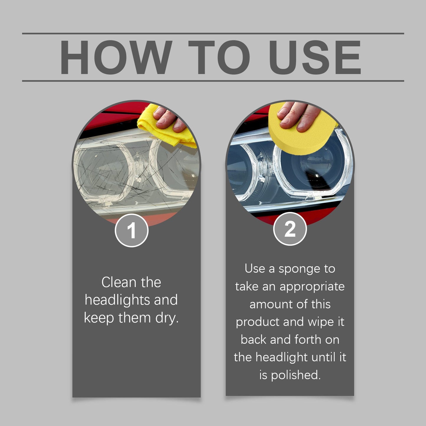 Automotive Headlight Repair Paste, Fill Scratches Repair Wear Lamps Care Maintenance Lamp Supplies - Korvel