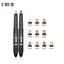 UBUB Eye Pencil Eyeshadow Silkworm Pen Velvet Shimmer Earth Double Color Eye Shadow Cream Glitter Makeup Palette Cosmetics - Korvel