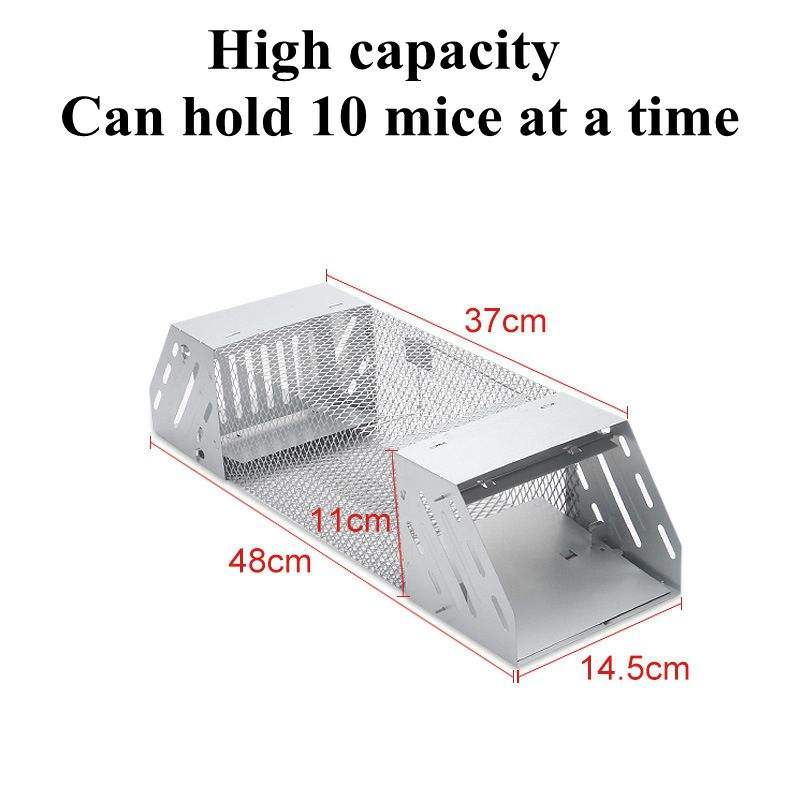 Humane Rat Trap, Chipmunk Rodent Trap That Work for Indoor and Outdoor Small Animal - Mouse Voles Hamsters Live Cage - Korvel