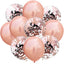 Moon Castle Party Celebrates Latex Balloon Transparent Paper Shard Glitter Balloon Set - Korvel