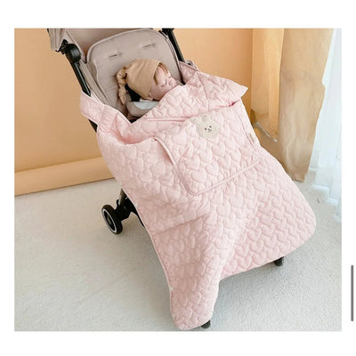 Premium Fleece Winter Stroller Blanket for Infants