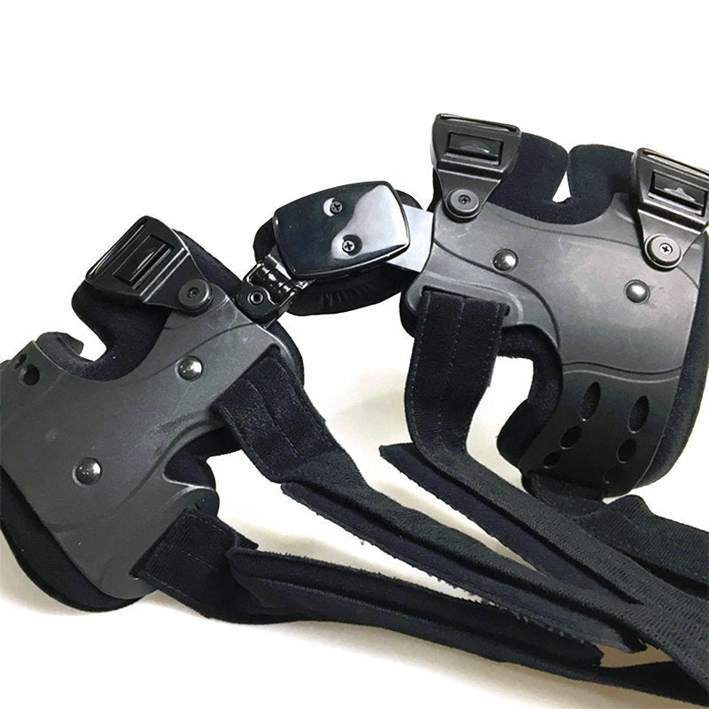 Adjustable unilateral knee joint brace knee internal and external flip corrector support brace orthotic device - Korvel