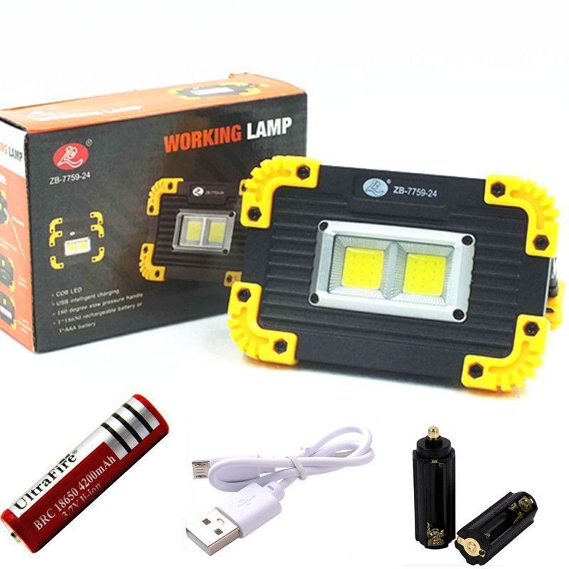 Mini COB Camping Light - Recargable por USB y Portátil