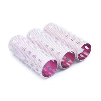 Thickened Colorful Aluminum Core Curling Barrels, 3x9cm Self-Adhesive Seamless USB Curling Rolls for Fluffy and Inward Curled Bangs - Korvel
