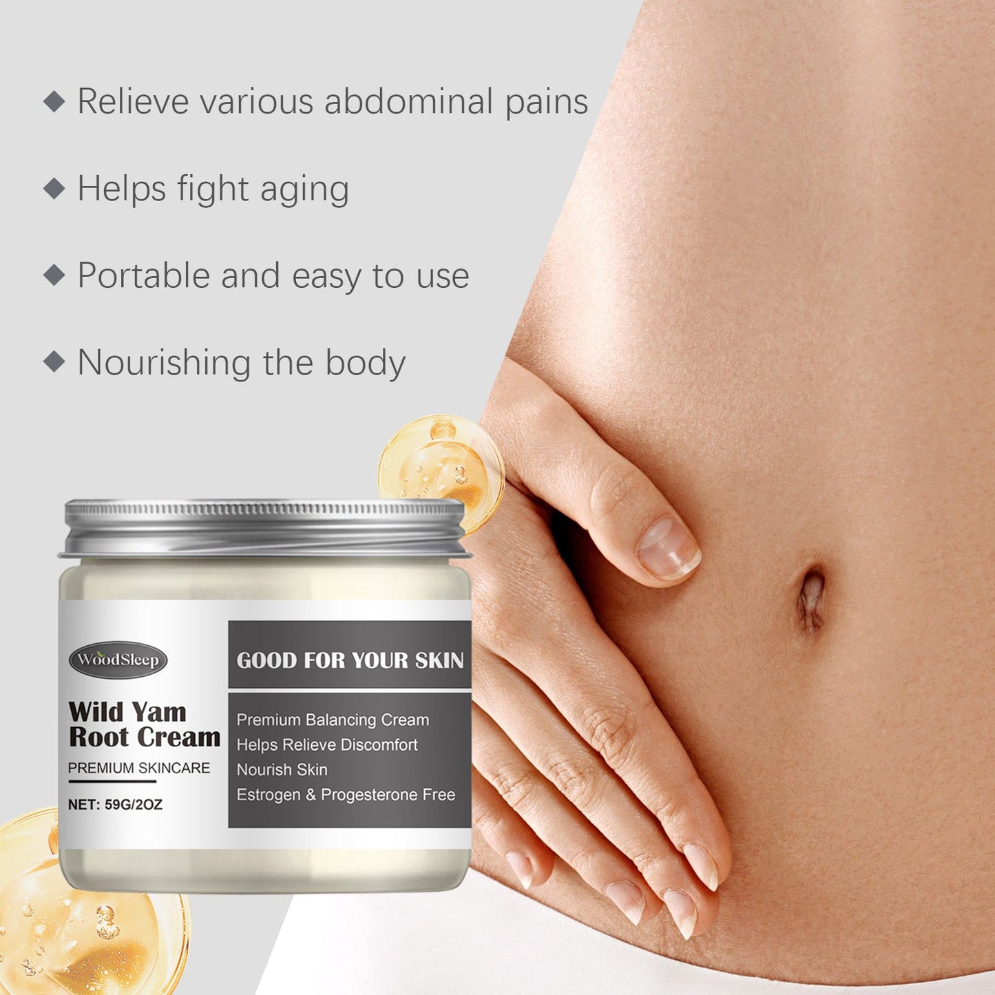 Herbal Soothing Cream for Daily Skin Moisturization