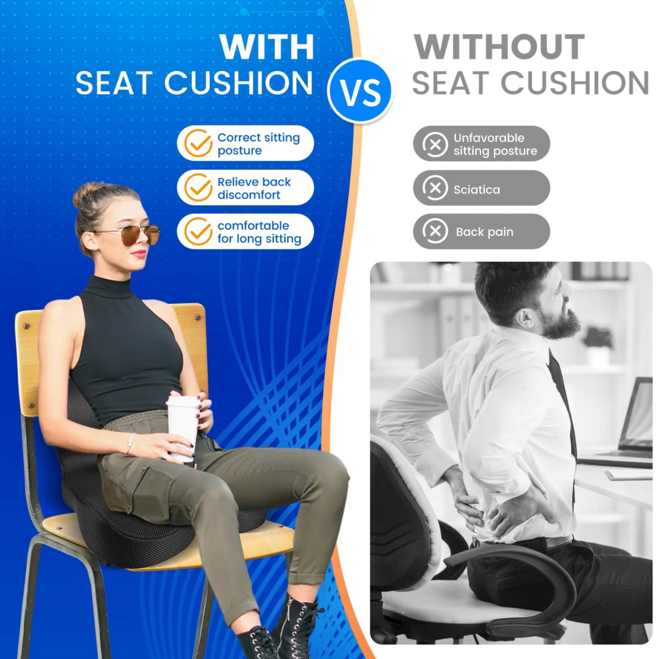 RoadEase Seat Cushion - Korvel