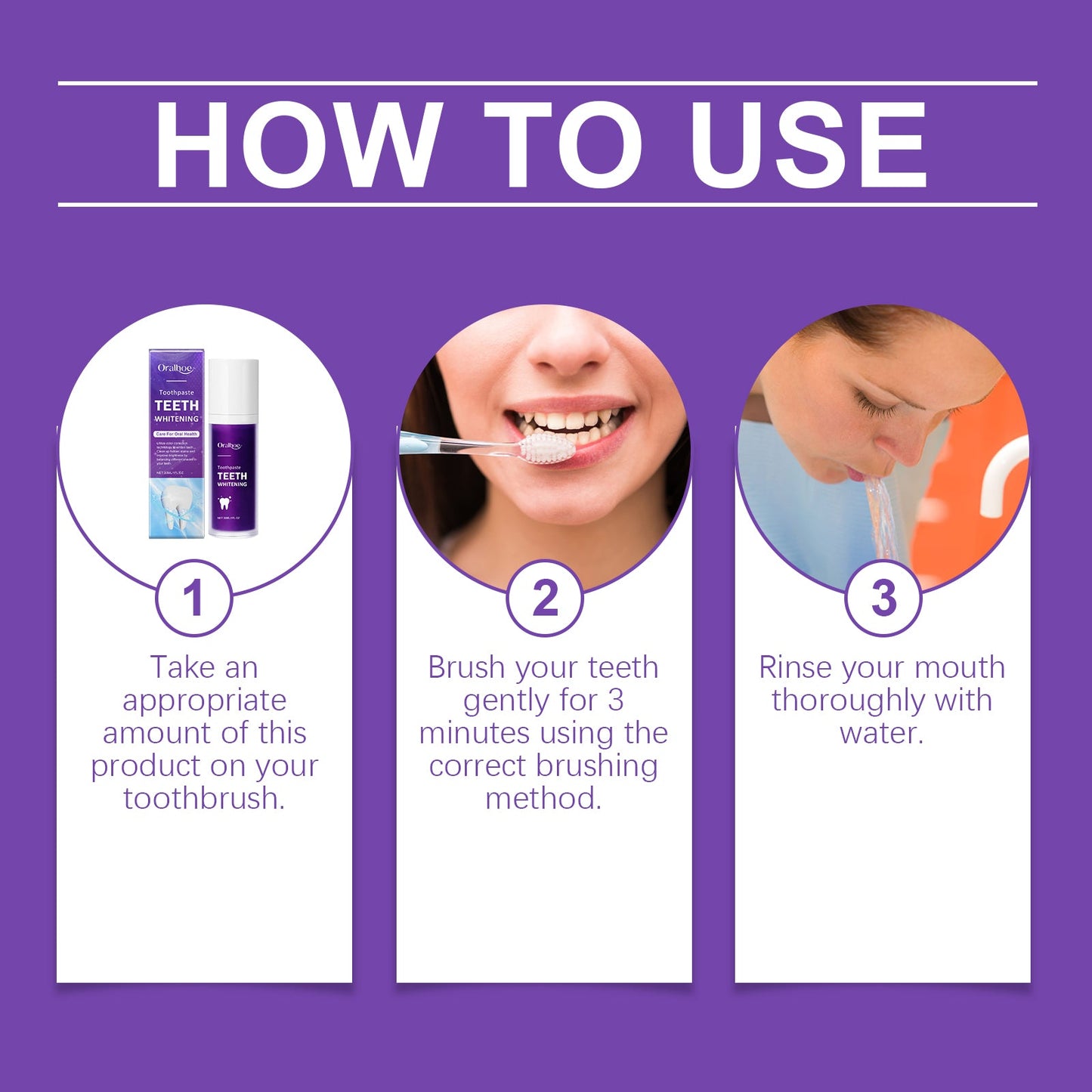 Premium Purple Toothpaste for Daily Oral Care