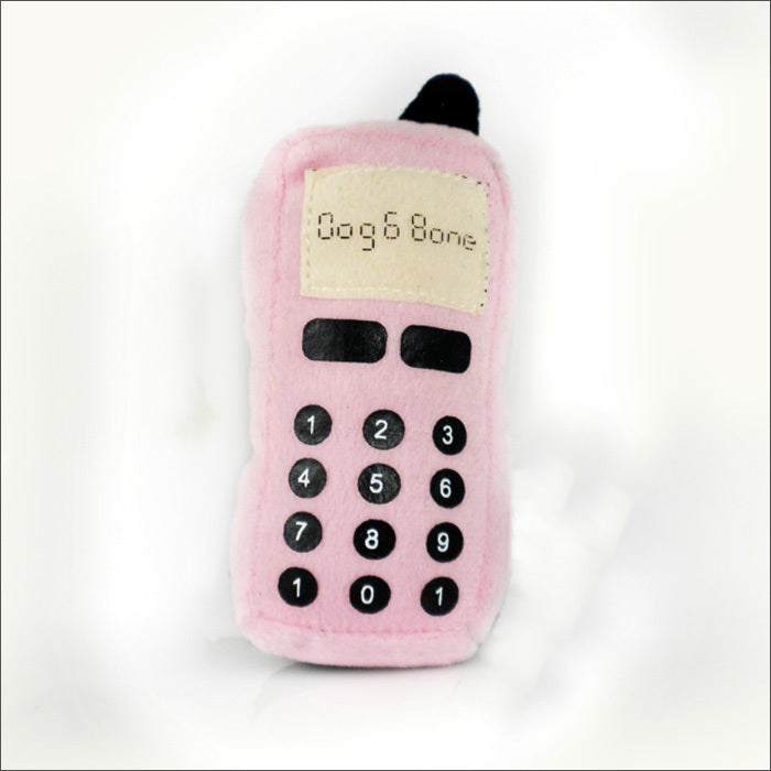 Blue Super Soft Phone Dog Sound Toy Training Interactive Toy Biting and Tearing Toy Cat Teasing Toy - Korvel