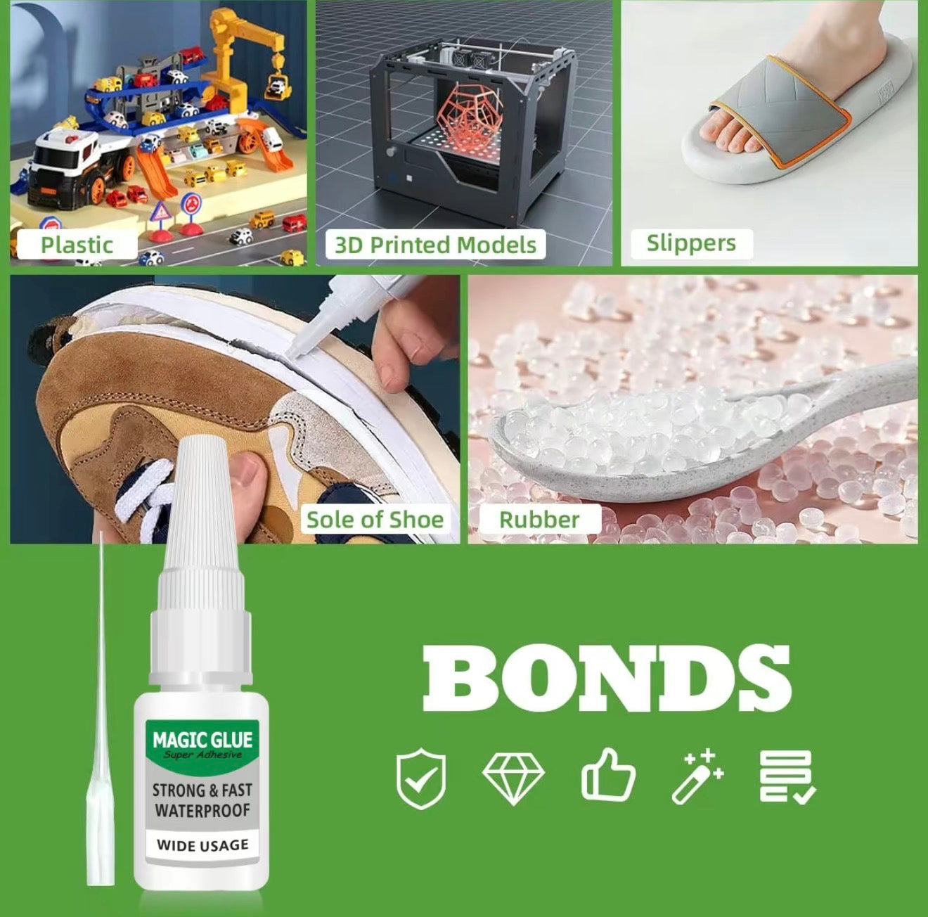 ForgeBond Magic Glue - Gel Adhesivo de Alta Resistencia