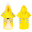 Large Dog Raincoat - Poncho Style Reflective Strip Pet Raincoat Windproof Waterproof Dog Hooded Raincoat - Korvel