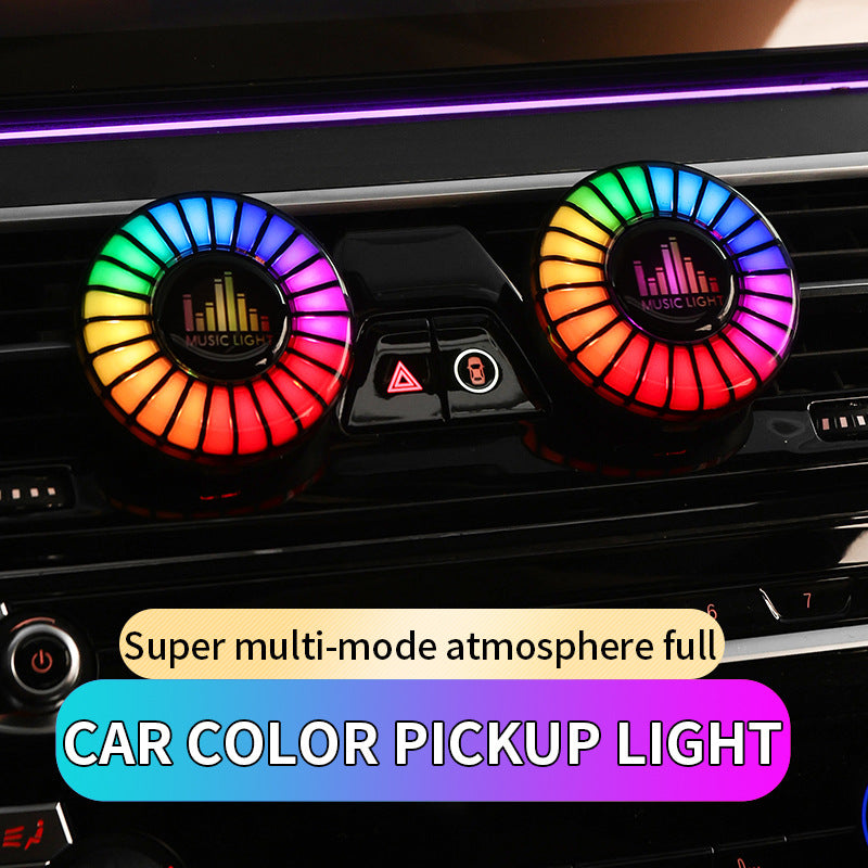 Désodorisant d'Aromathérapie pour Voiture Premium avec Lumière d'Ambiance
