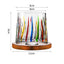 Hand drawn rotating glass cups multiple multi-purpose whiskey glasses rotating glass cups - Korvel
