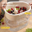 Fruit and vegetable washer drain basket household washing machine kitchen ingredients washing basket - Korvel