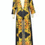 Printed Plunge One-Piece and Cover Up Swim Set - Korvel