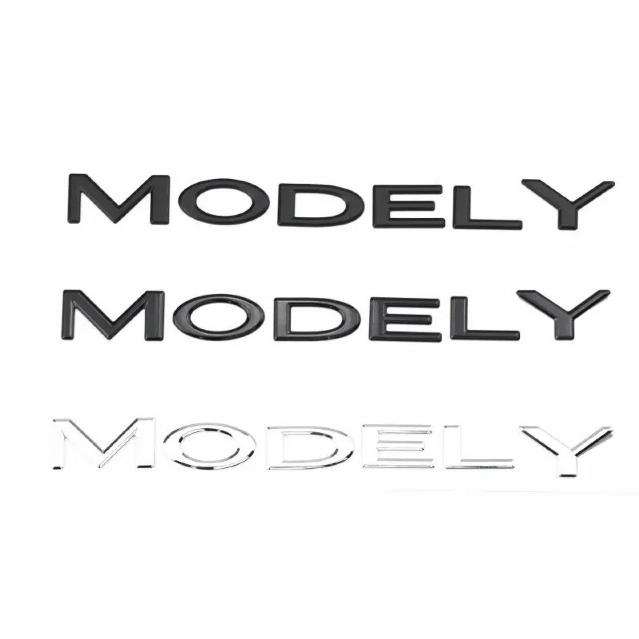 Suitable for Tesla Model Y trunk letter labeling MODEY English letter logo - Korvel