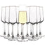 UMI UMIZILI Champagne Glass Set - Modern Long Stem Flutes (Set of 12)