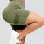 Shorts Actifs Taille Haute Lavés