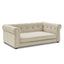 Elegant Rectangle Pet Bed for Medium and Large Dogs, Durable Elevated Dog Sofa Bed, Comfortable Dog Couch Beige - Korvel