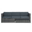 Patio Furniture, Outdoor Furniture, Seasonal PE Wicker Furniture,5 Set Wicker Furniture With Plywood Coffee Table - Korvel