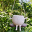 Swing Face Planter Resin Plant Succulent Pots Creative Wall Hanging Head Planter Multifunctional Home Garden Patio Accessories - Korvel