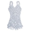 Trendy Hollow Sequin Suspender Skirt for Night Out