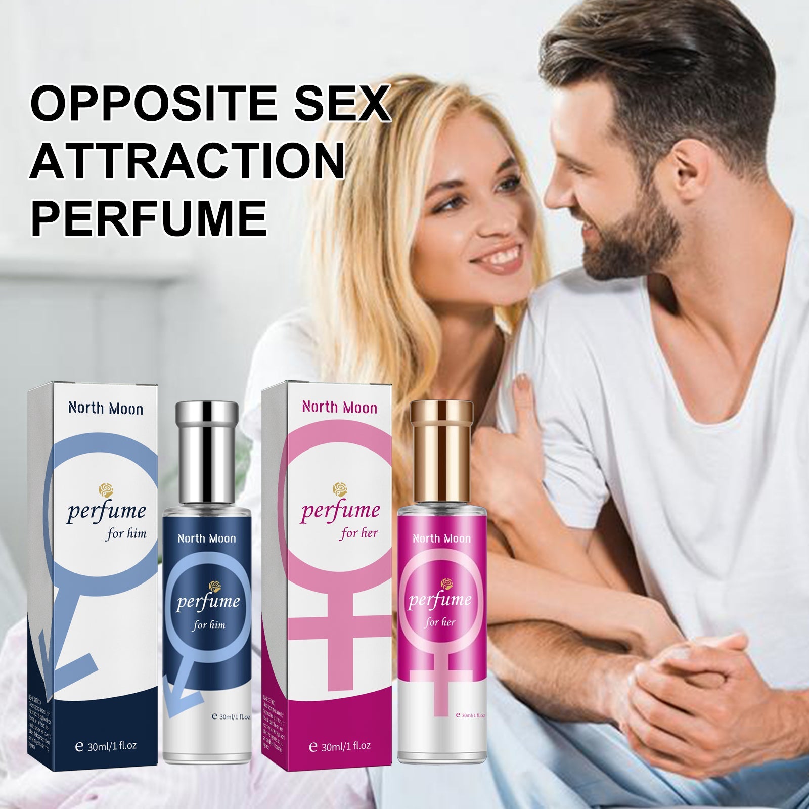Opposite Sex Attraction Perfume, Natural Fresh Lasting Fragrance Release Charm Couple Dating Atmosphere Perfume - Korvel