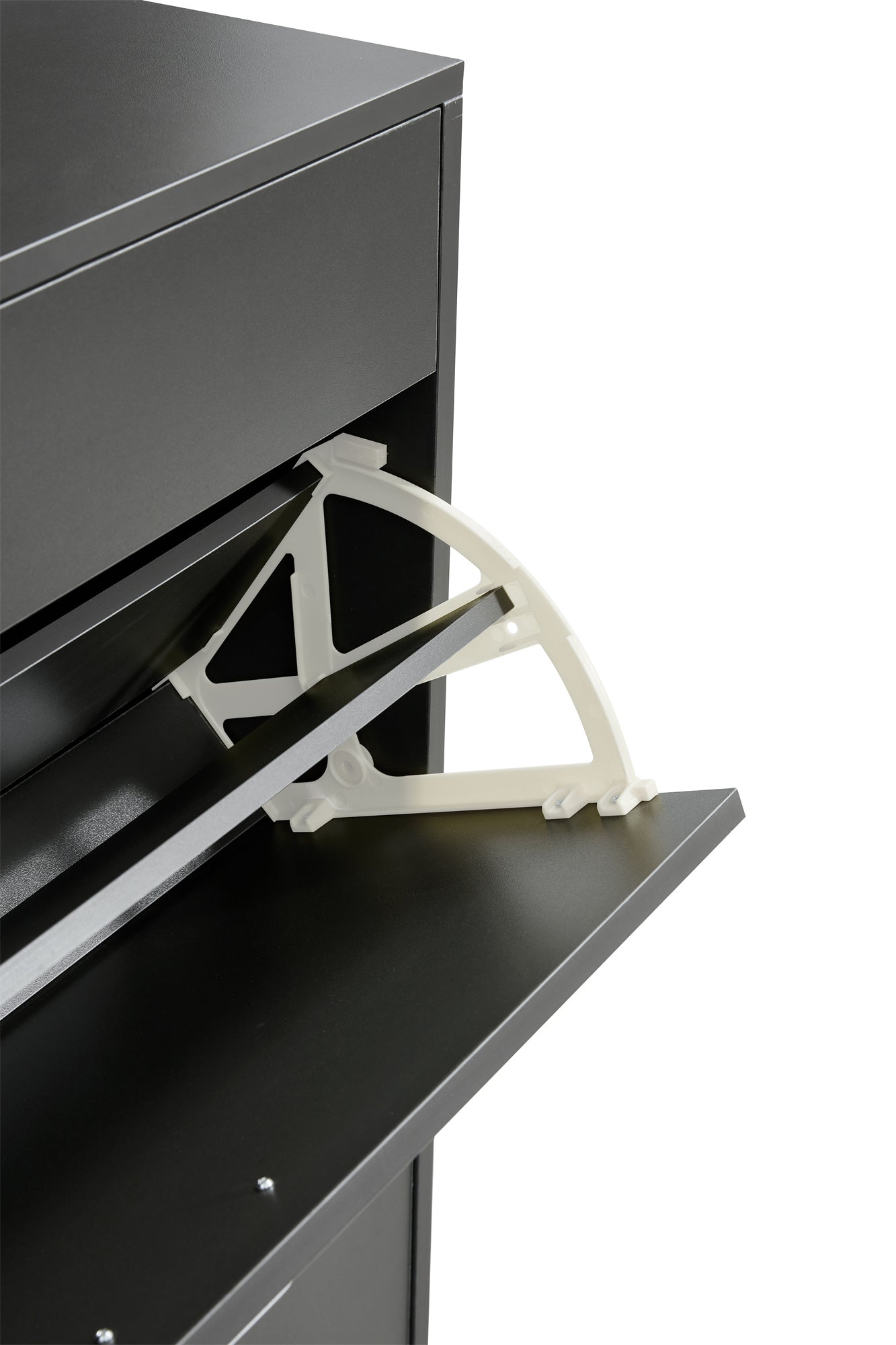Premium Black Shoe Cabinet - Stylish Storage Solution