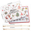 DIY creative children's bracelet jewelry 24-grid calendar Christmas holiday surprise blind box silver set - Korvel