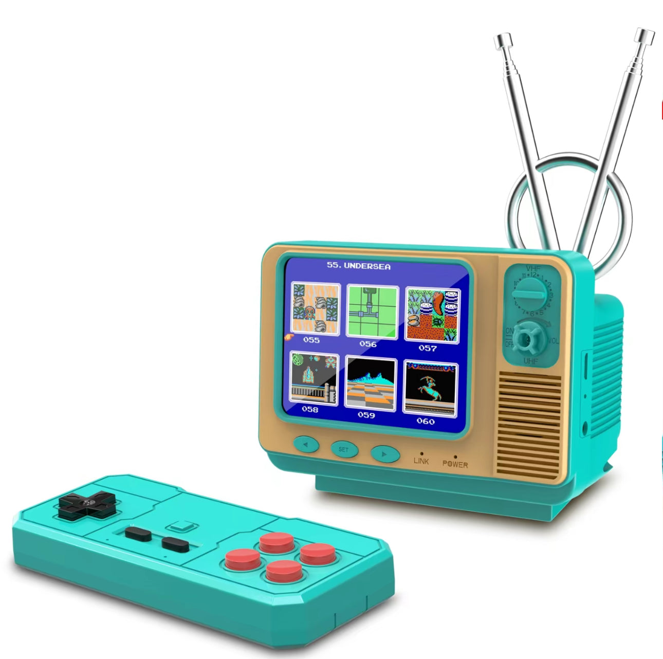 RetroPlay 308 TV Console - Mini Game Console with 308 Games
