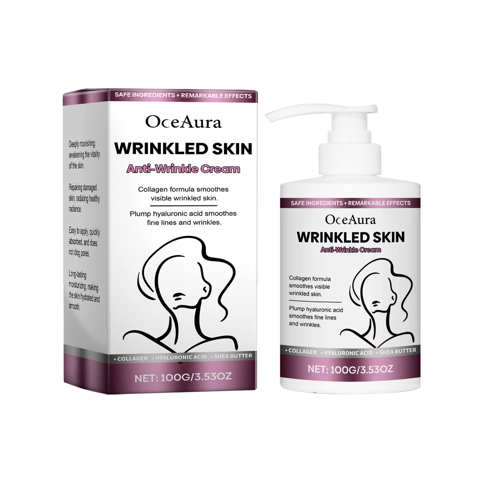 Body Firming Cream Moisturizes Tender Skin With Fresh, Non-Sticky Firming And Light Lines Body Care Cream - Korvel
