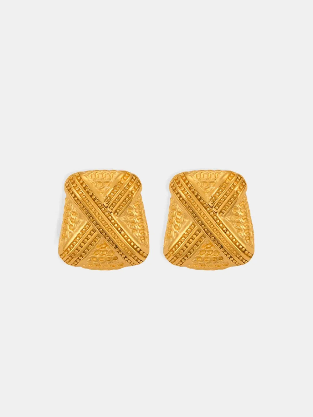 Titanium Steel Geometric Shape Earrings - Korvel