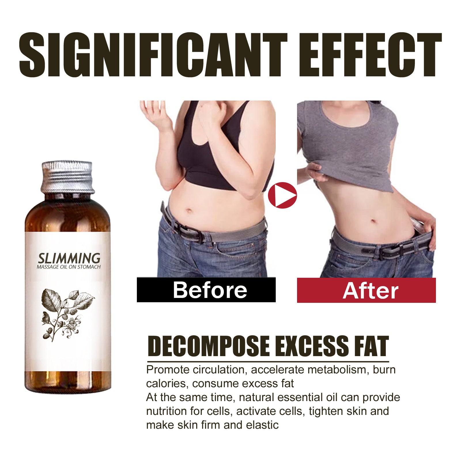 Slimming Essential Oil Body Shaping Body Shaping Body Firming Arms Thighs Worship Meat Belly Massage Skin - Korvel