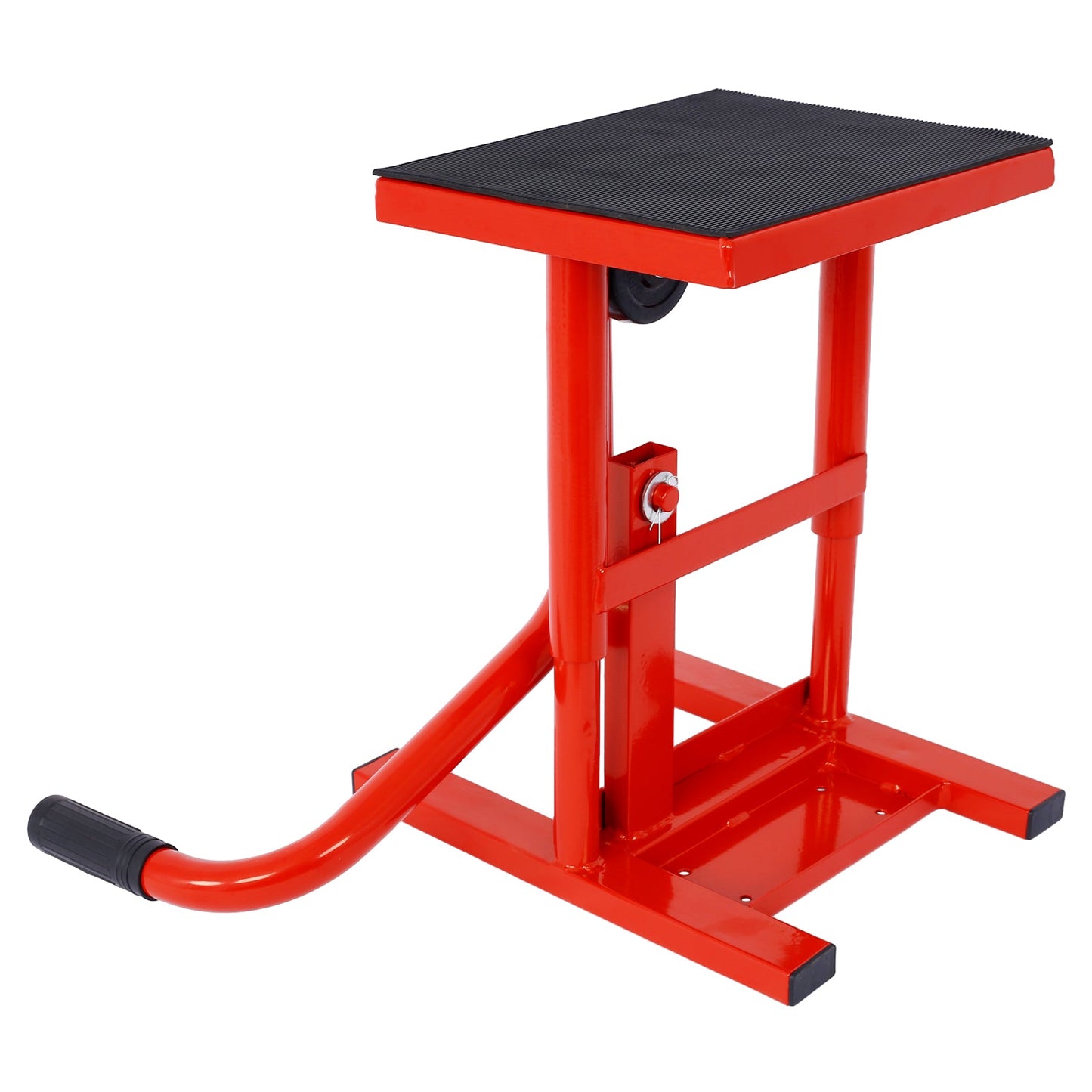 Adjustable Motorcycle Dirt Bike Stand - Heavy Duty Steel Lift