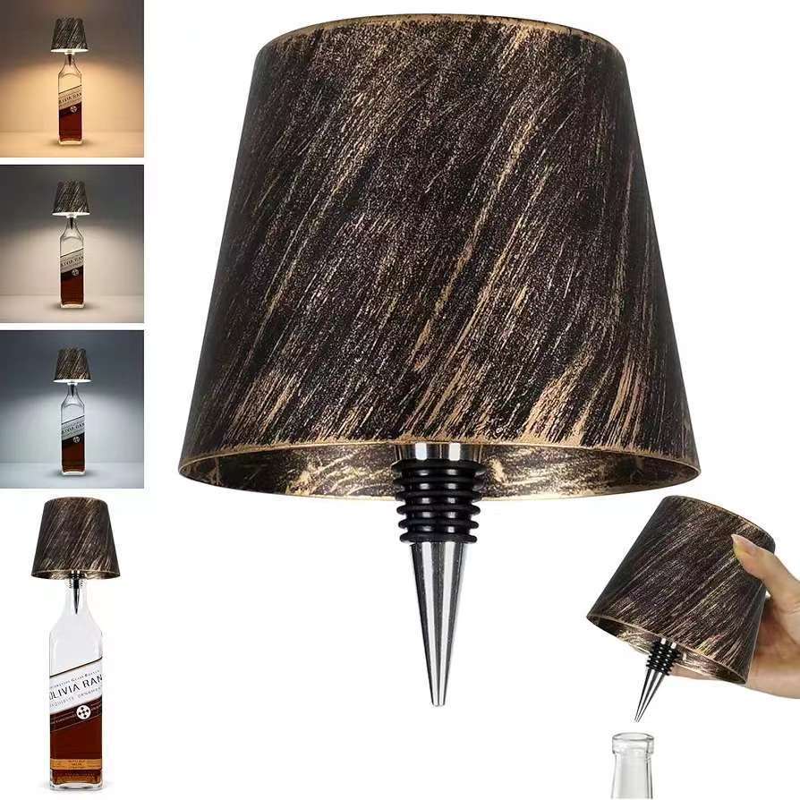 Luz Creativa de Botella de Vino LED - Lámpara RGB Recargable