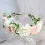 Accesorio para el cabello de guirnalda de flores hecha a mano para bodas