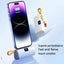 30000Mah Mini Power Bank Ingebouwde Kabel Powerbank Digitale Display Externe Batterij Draagbare Oplader Voor Iphone Samsung Xiaomi - Korvel