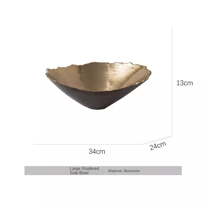 Modern Luxury Oval Edge Decorative Tray for Home Dining