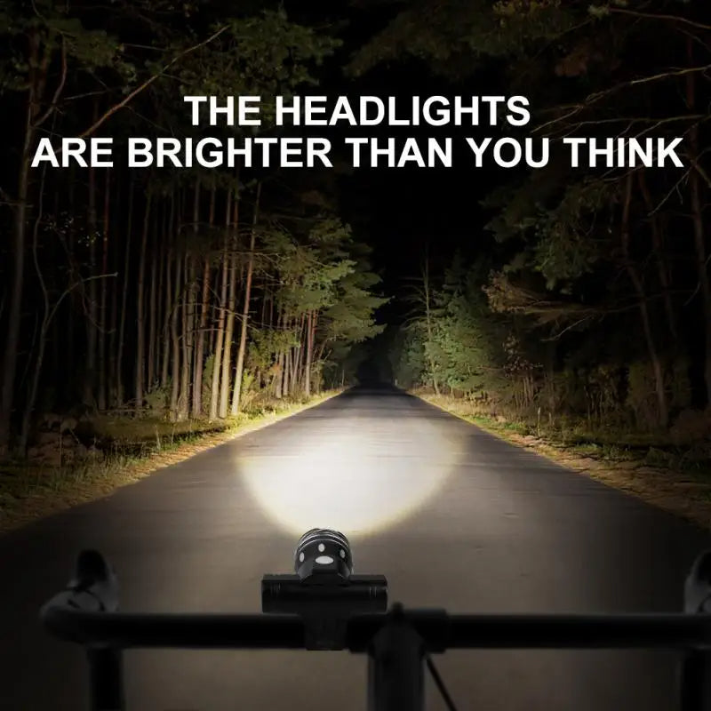 T6 LED Bicycle Front Light USB Rechargeable Lantern 2400mAh for Zoom Bike Headlight Cycling Flashlight MTB Bike Accessories - Korvel