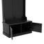 Hall Tree with Storage Shoe Bench for Entryway and Hallway, 4-in-1 Design Coat Racks with 4 Hooks for Living Room, Black - Korvel