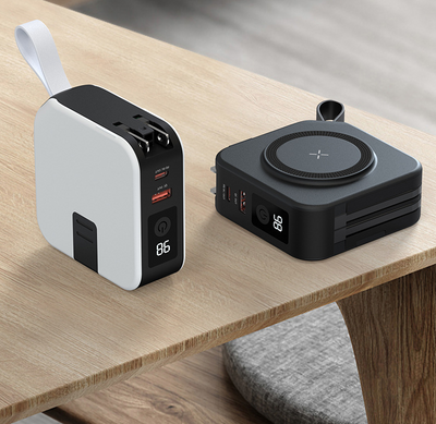 Five-in-One Magnetic Wireless Power Bank 10000mAh