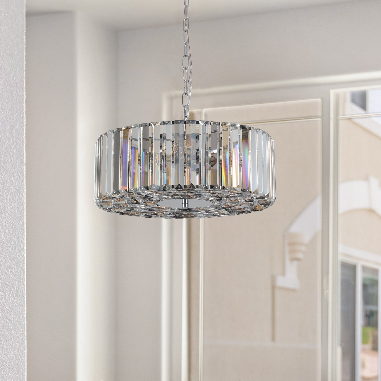Chandelier en cristal moderne de luxe pour la décoration intérieure