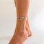 Elegant Butterfly Bow Long Anklet - Versatile Fashion Accessory