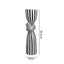 Creative Irregular Resin Candle Holder Living Room Desktop Black White Stripe Candle Holder Decoration Home Candle Container - Korvel