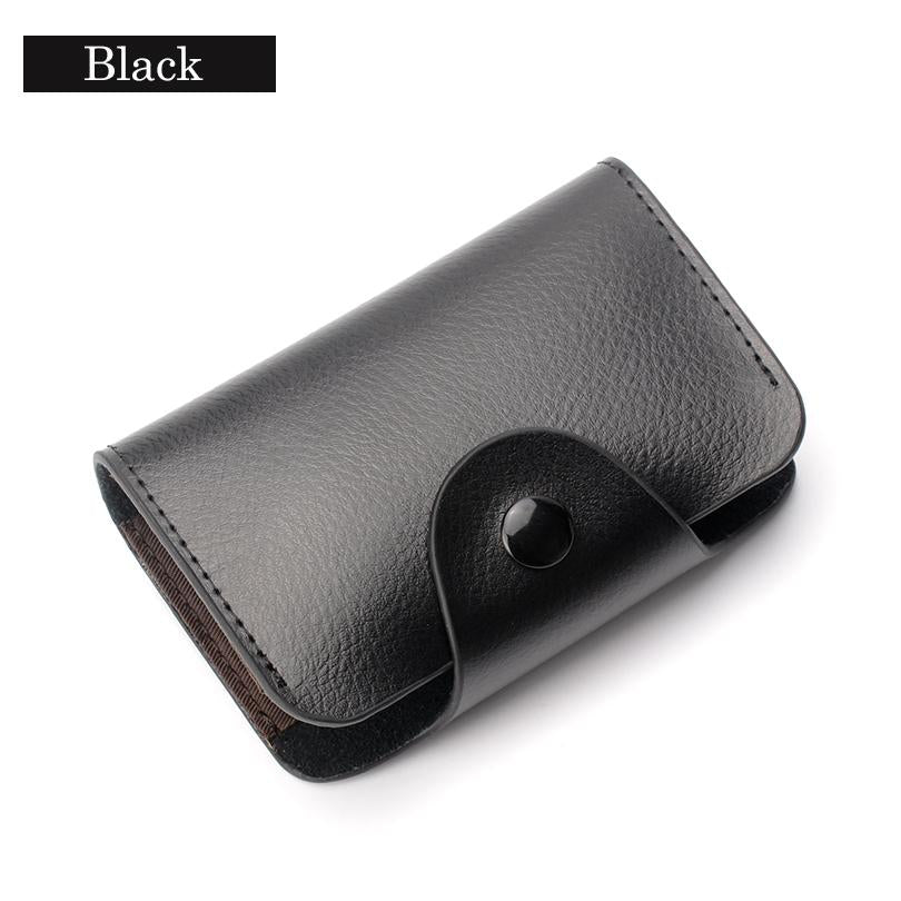 Billetera de Cuero Genuino para Hombres y Mujeres