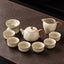 Juego de té Kung Fu chino Ru Kiln - Colección de cerámica elegante